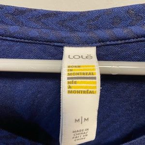 Lole short sleeved athletic shirt-size M